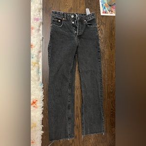 COPY - Zara Black Straight Leg Jeans